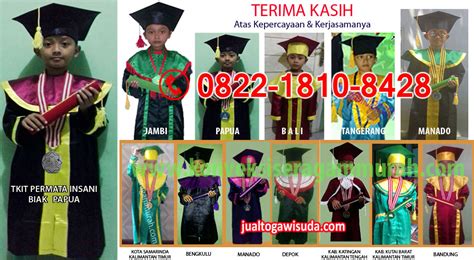 Jual Baju Toga Wisuda Banggai Toga Wisuda Anak Dan Sarjana