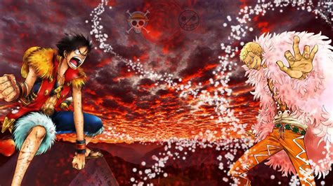 All rights goes to toei animation one. SpeedArt | Luffy vs Doflamingo | One Piece (Photoshop ...