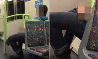 man appears to perform sex act on melbourne public train daily mail online