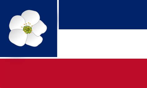 Proposal For A New Mississippi Flag Magnolia Version Vexillology