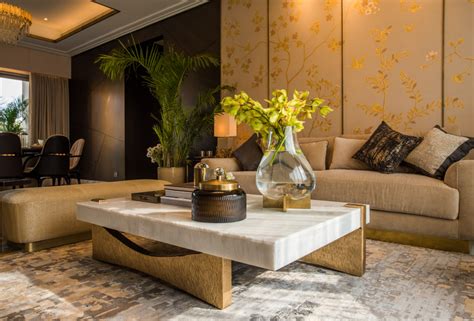 The living room is the favorite escape space of everyone. Piramal Aranya Pavillion - Mumbai, India | Interior design projects, Luxury living room design ...