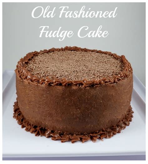 Pour in whiskey and stir for an additional minute. Old Fashioned Fudge Cake