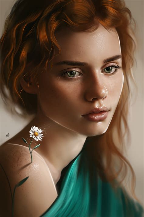 Realistic Portrait Painting Vlrengbr
