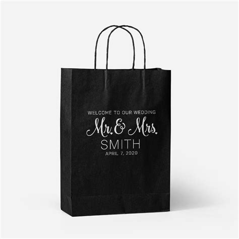 Wedding Welcome Bags Personalized Welcome To Our Wedding Etsy