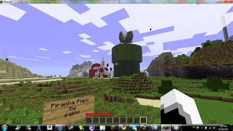 Piranha Plant 3d Minecraft Map