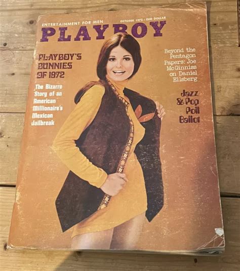 Vintage October 1972 Playboy Magazine Sharon Johansson Centerfold