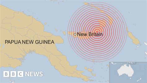 Papua New Guinea Earthquake Strong Tremor Off New Britain Island Bbc