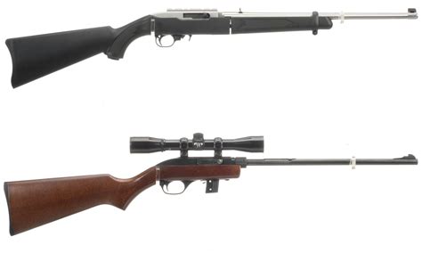 Two Semi Automatic Takedown Rifles Rock Island Auction