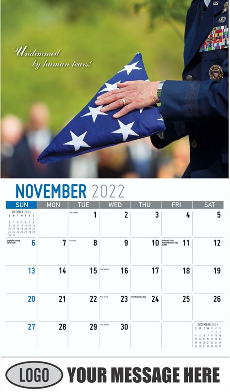 2022 Promotional Calendar America The Beautiful Us Patriotism Calendar