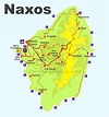 Naxos Greece map - Map Naxos Greece (Southern Europe - Europe)