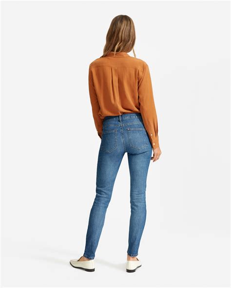 The Mid Rise Skinny Jean Mid Blue Everlane