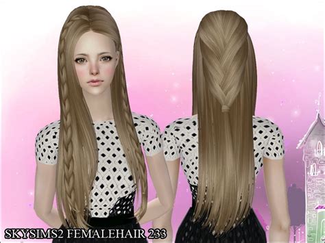 Skysims Hair 233 Sims 2 Hair Sims 2 Female