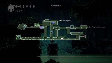 Hollow Knight Greenpath Map Location Best Games Walkthrough