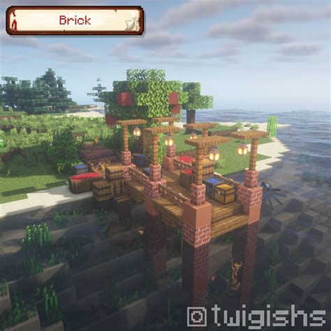 Minecraft Dock Designs In 2022 Minecraft Blueprints Minecraft Farm