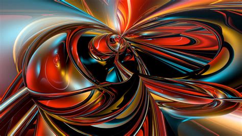 Colorful 3d Fractal Pattern Hd Abstract Wallpapers Hd Wallpapers Id 58650