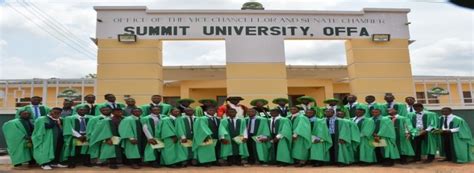 List Of Courses Offered At Summit University Offa Kwara State