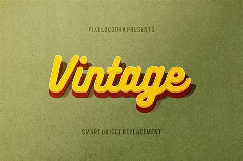 Free Classic Vintage Text Effects Psd