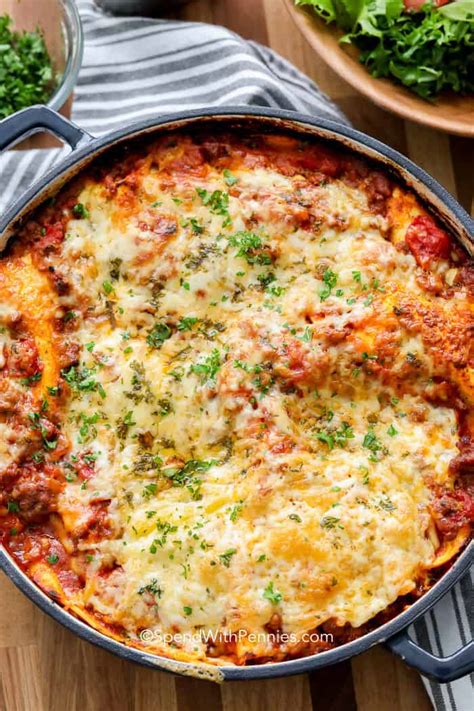 Easy Lasagna In Just One Pan No Boiling Required