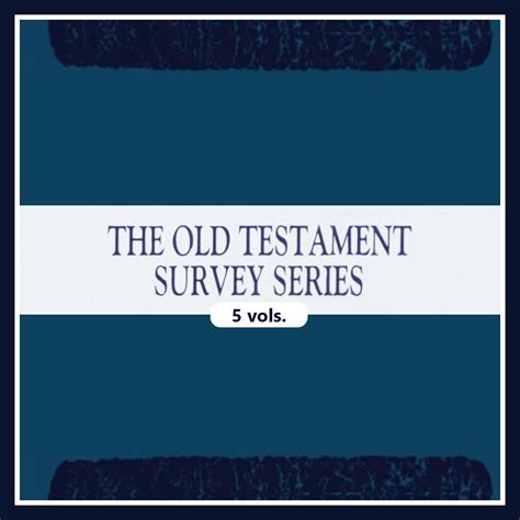 Old Testament Survey Series 5 Vols Verbum