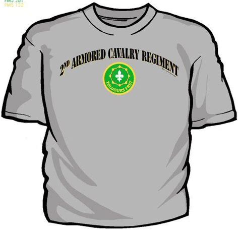 2nd Armored Cavalry Regiment T Shirt Army Shirts On Sale