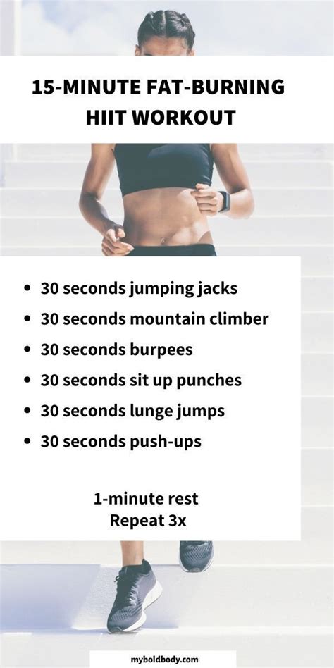 Hiit For Beginners 15 Minute Hiit Workout To Burn Fat 15 Minute Hiit