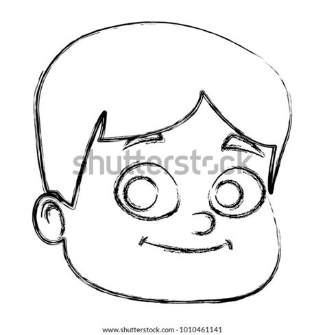 Cute Boy Face Cartoon Stock Vector Royalty Free 1010461141 Shutterstock