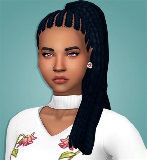 Sims 4 Maxis Match Hair Braid Images And Photos Finde