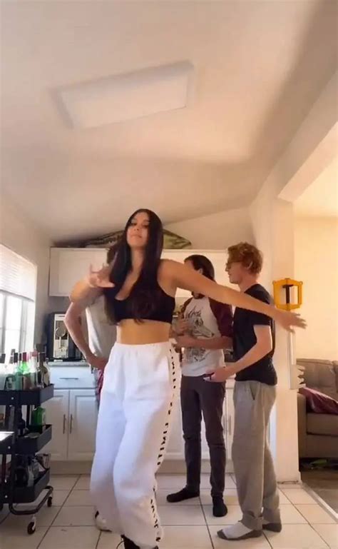 Kira Kosarin Performs A Trust Fall With Her Friends