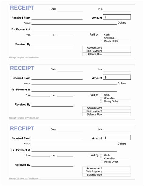Pin On Best Samples Receipt Templates