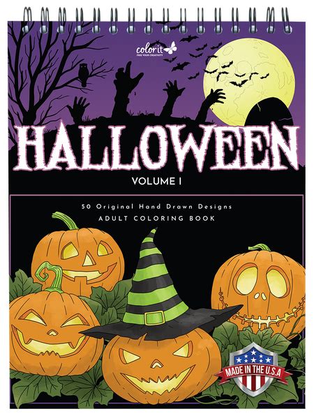 Halloween Coloring Book For Adults By Patrick Bucoy Colorit
