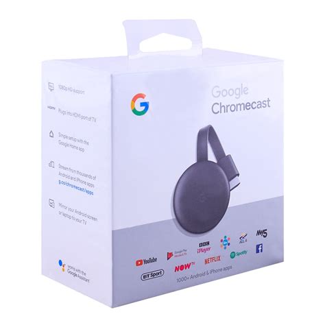 Chromecast with google tv turns any tv into a smart tv with one seamless experience for all your streaming apps. Buy Google Chromecast 3 GA00439-GB Online at Best Price in ...