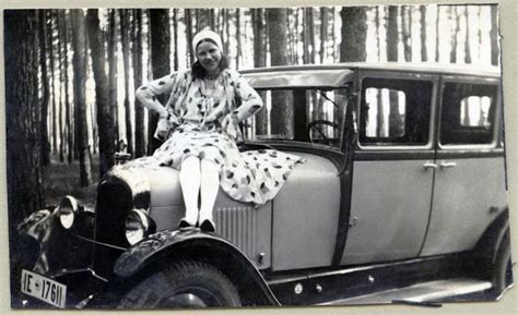 vintage everyday 18 fascinating vintage snapshots of german ladies posing with their cars in