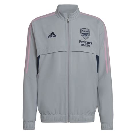 Adidas Arsenal Pre Match Jacket 2022 2023 Mens Licensed Tracksuit