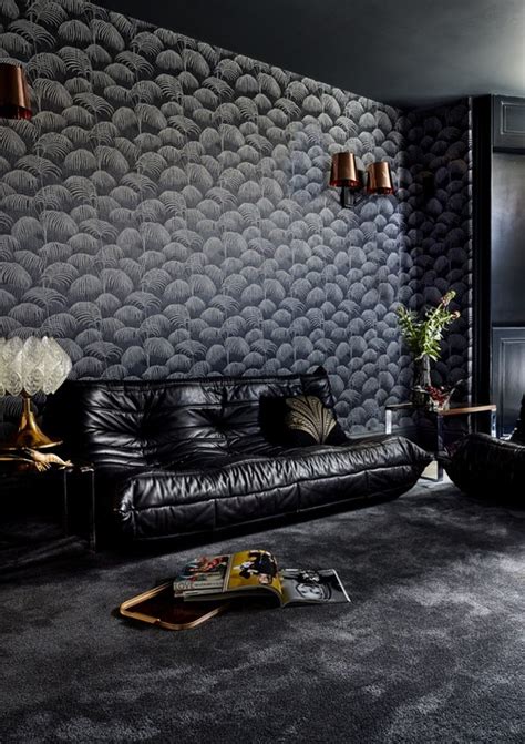 living room bold wallpaper ideas