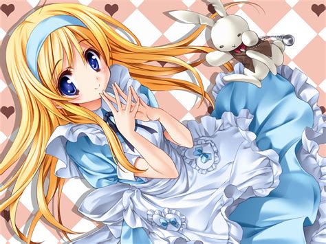 Anime Girl Alice In Wonderland