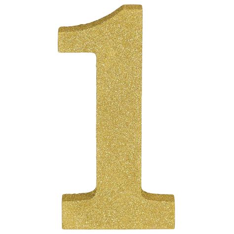 number-1-gold-glitter-wooden-decoration