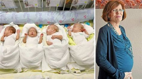 65 Year Old Granny Defies Nature Gives Birth To Quadruplets Photos