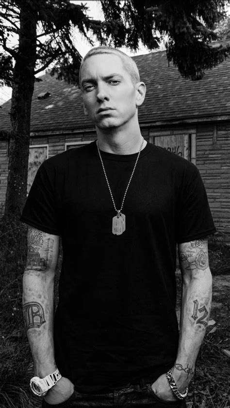 Eminem Black And White Eminem Rap Hiphop Music