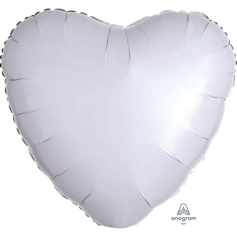 Amscan Metallic White Heart Balloon Valentine Balloons From Hakimpur