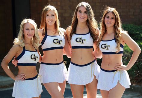 Team Spotlight Georgia Techs Positive And Spirited Goldrush Dance Team Sexy Cheerleaders