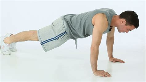 Young Man Doing Push Ups Stock Footage Video 3967471 Shutterstock