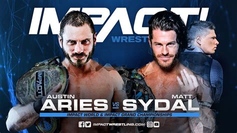 Impact Results Mar 29 2018 Aries Vs Sydal Champion Vs Champion