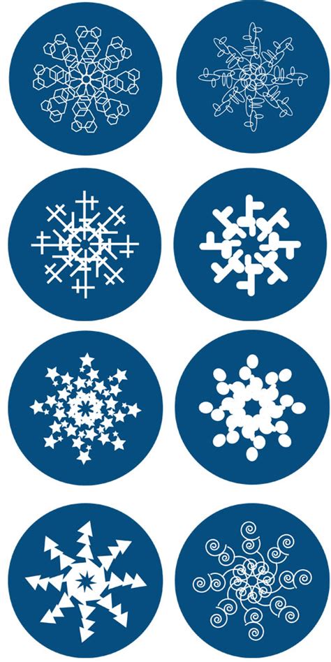 Free Printable Snowflake T Tags