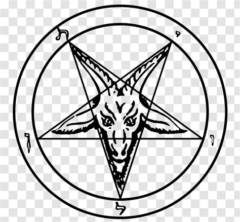 Church Of Satan Lucifer Sigil Baphomet Pentagram Transparent Png