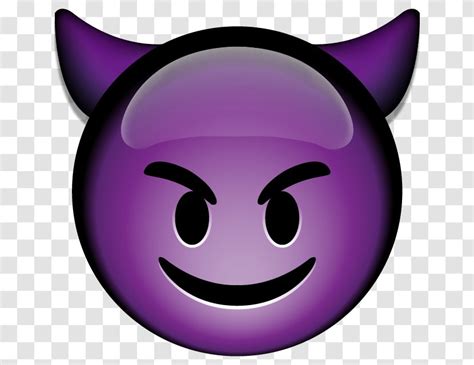 Emoji Devil Emoticon Purple Innovation Smile Transparent Png