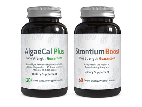 Algaecal Bone Builder Pack Plant Based Calcium Supplement With