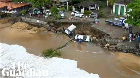 deadly flooding and landslides in brazil s são paulo state youtube