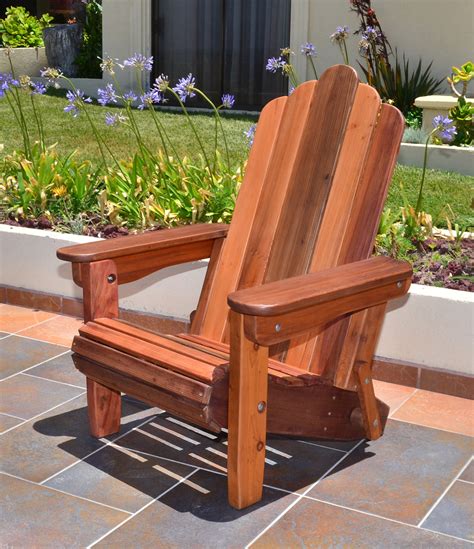 The adirondack chair appears to be based on the westport chair designed around 1900 by thomas lee, who had a summer cottage in westport, new york, on lake champlain. Custom Adirondack Redwood Folding Chair, Made in U.S.A ...