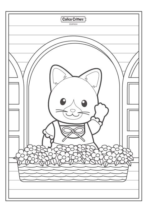 Ok, so in this little exercise, we're going to show you some images, and you need to say what colors are in them. Kids-n-fun.co.uk | Coloring page Calico Critters Sylvanian ...