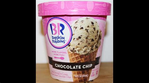 Baskin Robbins Chocolate Chip Ice Cream Review Youtube